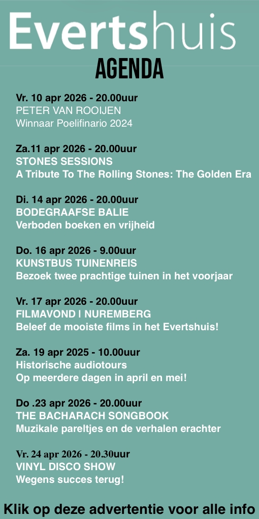 Evertshuis agenda